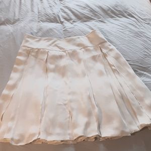 Ralph Lauren Skirts | 100% Silk Lauren Ralph Lauren size 8. Color lvory. Pleate